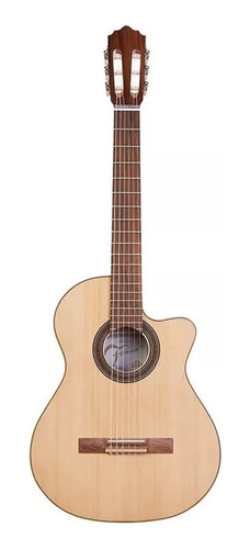 Guitarra Criolla Clasica Fonseca Modelo 41kec Eq ½ Caja