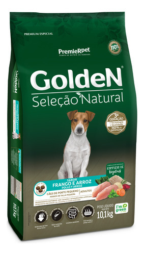Alimento Premier Golden Para Perro Adulto Razas Pequeñas 10k
