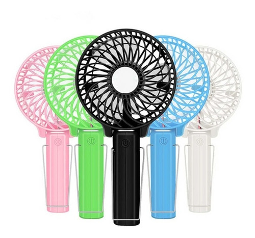 Mini Ventilador Portátil Base Celular Fan Colores Carga Usb