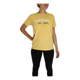 Remera Converse All Star Tee Mujer Amarillo In Store