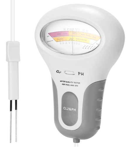 Medidor Ph Cloro 2 En 1 Tester Pen Agua Piscina Acuario