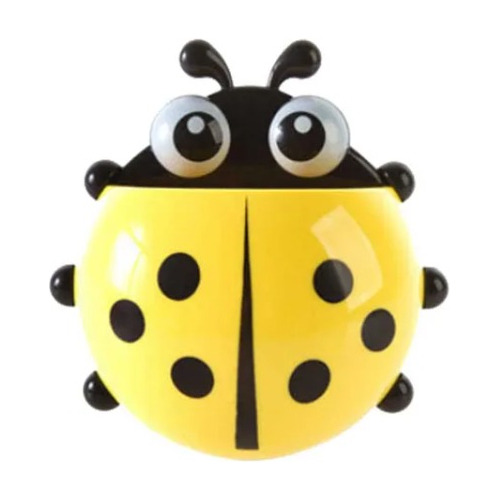 Porta-soporte Para Cepillo De Dientes Ladybug Multiusos 