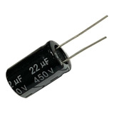 Kit 10 Unidades Capacitor Eletrolítico 22uf / 450v