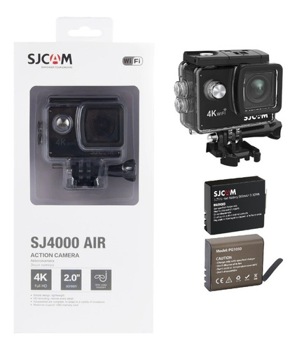 Cámara Deportiva Sjcam Sj4000 Air 4k Wifi Cámara Acción 2b