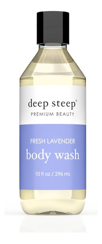 Deep Steep Gel De Baño De 10 Onzas (lavanda Fresca, 10 Onz.