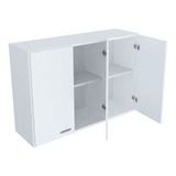 Mueble Alacena Blanca 1 Mt Amube Trento Manijas Cromadas P