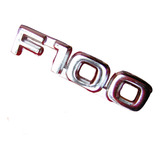 Ford F100 82 / 83 - Insignia Guardabarro Delantero Metal C/u