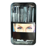 Set Brochas De Maquillaje - 12 Pzs Con Cajita