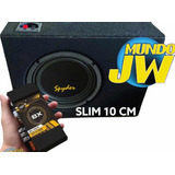 Combo Subwoofer Slim 8 Pulgadas Caja + Potencia Bajo Asiento