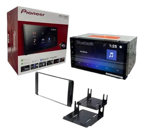 Estereo Pantalla Pioneer Carplay+frente Adaptador March 