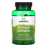 Swanson Tri Fiber Complex Digestive Health 100 Cápsulas, Sabor Sem Sabor