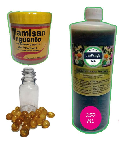 Jmk Natural | Kit 21perlas Mamisan Y Alcohol Posparto 250 Ml