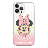 Funda Huawei P30 Lite Disney Minnie 053 Transparente Y Origi