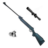 Rifle Aire Comprimido Fox Resorte Cazador  + Mira 4x20