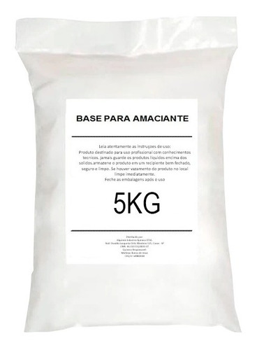 Base Para Amaciante A Frio - 5kgs - Rende 200 Litros