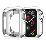 Carcasa Para Apple Watch Serie 5 Y 4 40mm Plateado
