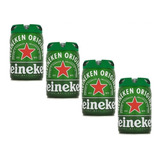 4 Barris Chopp Heineken Kit C 20 L + Bolsa Térmica Cooler