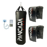 Saco De Boxe Profissional  90 Cm   +2 Bate Saco + Suporte