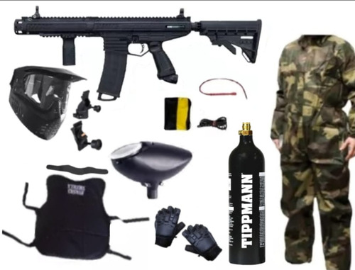 Paquete Marcadora Tippmann Stormer Elite Overol Xchws C