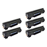 5x Toner Ce278a 278a Compatível Com P1606dn P-1606dn Black