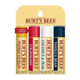Bálsamo Labial Selección 100% Natural Pack 4 Burt's Bees