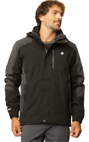 Campera Mountain Gear Impermeable/térmica Hombre Original