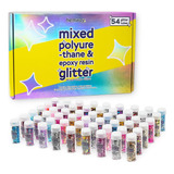 54 Mixed Chunky Glitter Tube Box For Polyurethane & Epo...