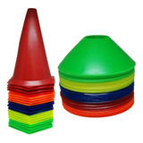 Kit C/20 Cones 24cm+20 Half Cones Funcional Flexível Sortido