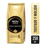 Cafe Nescafé Gold Equilibrado 8 Tostado Molido 250g Sin Tacc