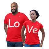 Kit Mozão 2 Camiseta Blusas Conjunto Casal Love Apaixonado