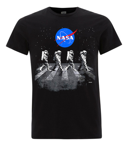 Playera Nuevo Modelo Logo Nasa Estilo Beatles Moda E Gratis