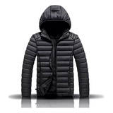 Jaqueta Puffer Bobojaco Corta Vento Frio Casaco Capuz Nylon