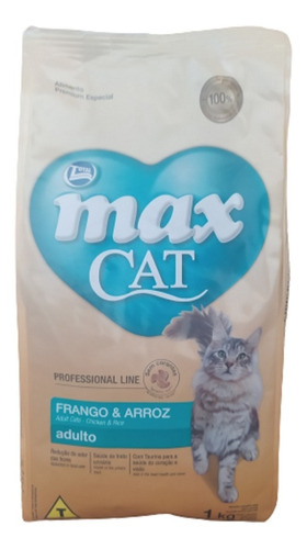 Max Cat Pollo Y Arroz Adulto 1kg