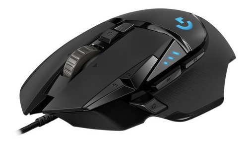 Mouse Gamer Logitech G502 Hero, 100-16,000 Dpi, 11 Botones