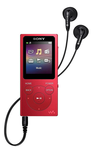 Reproductor Mp3 Sony Nwe394/r, Lcd 1,77'', 8gb, Audífonos .