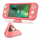Base De Carga Para Nintendo Switch Lite Color Coral