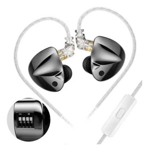 Auriculares Kz D-fi - In Ear - Con Switch Y Microfono 