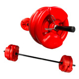 Kit Body Pump 20 Kg Discos 5kg C/ Agarre Pvc + Barra 1.20 Mt