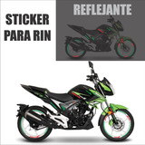 Sticker Para Rines Italika 150z Blanca + Regalo Sorpresa