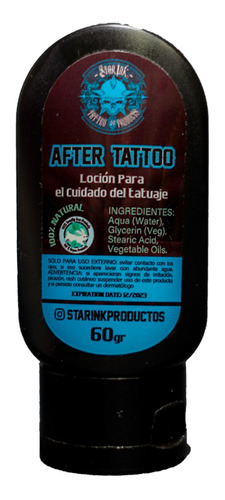 After Tattoo Cuidado Del Tattoo Cicatrizante 60gr Starink