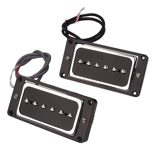 Captador Humbucker Set Single Alnico 5 Pickup P90 Para Ponte