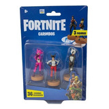 Kit 3 Boneco Fortnite Carimbo 7cm Escolha A Skin - Sunny