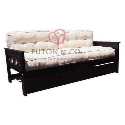 Juego Para Divan: Colchón Resortes + 2 Almohadones Chenille