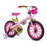 Bicicleta Aro 16 Infantil Rodinhas Princesas Disney Nathor