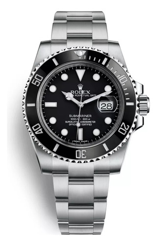 Relógio Suíço De Luxo Rolex Submariner Base Eta 2840