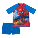 Bebé Niño Set Uv+50 Spiderman Marvel Azul