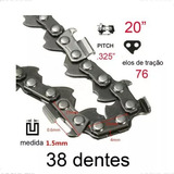 Corrente Para Motosserra Brudden 61.5cc Mb620 3.2hp