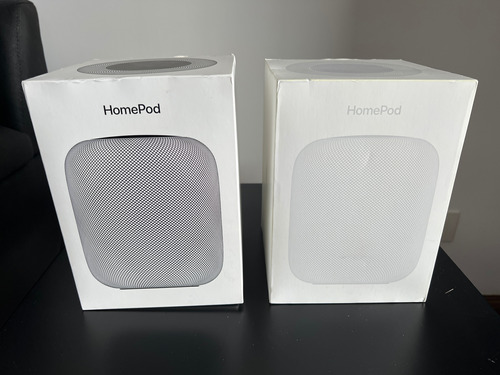 Apple Homepod Blanco Y Gris Espacial