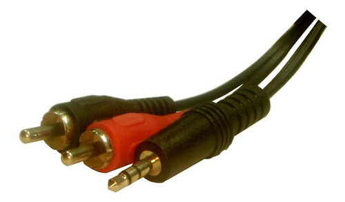 Cable Audio Mini Plug Macho A 2 Rca Macho 3 Metros Oferta