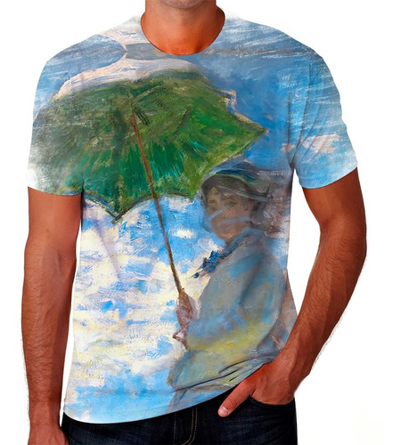 Camisa Camiseta Claude Monet Pintor E Artes Top 02